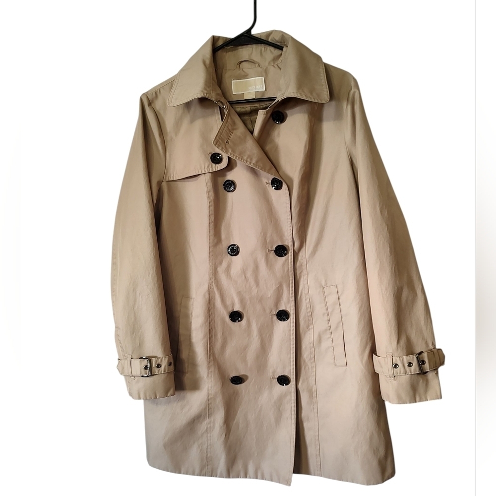 Michael Kors Tan Pea Coat - Picture 2 of 5